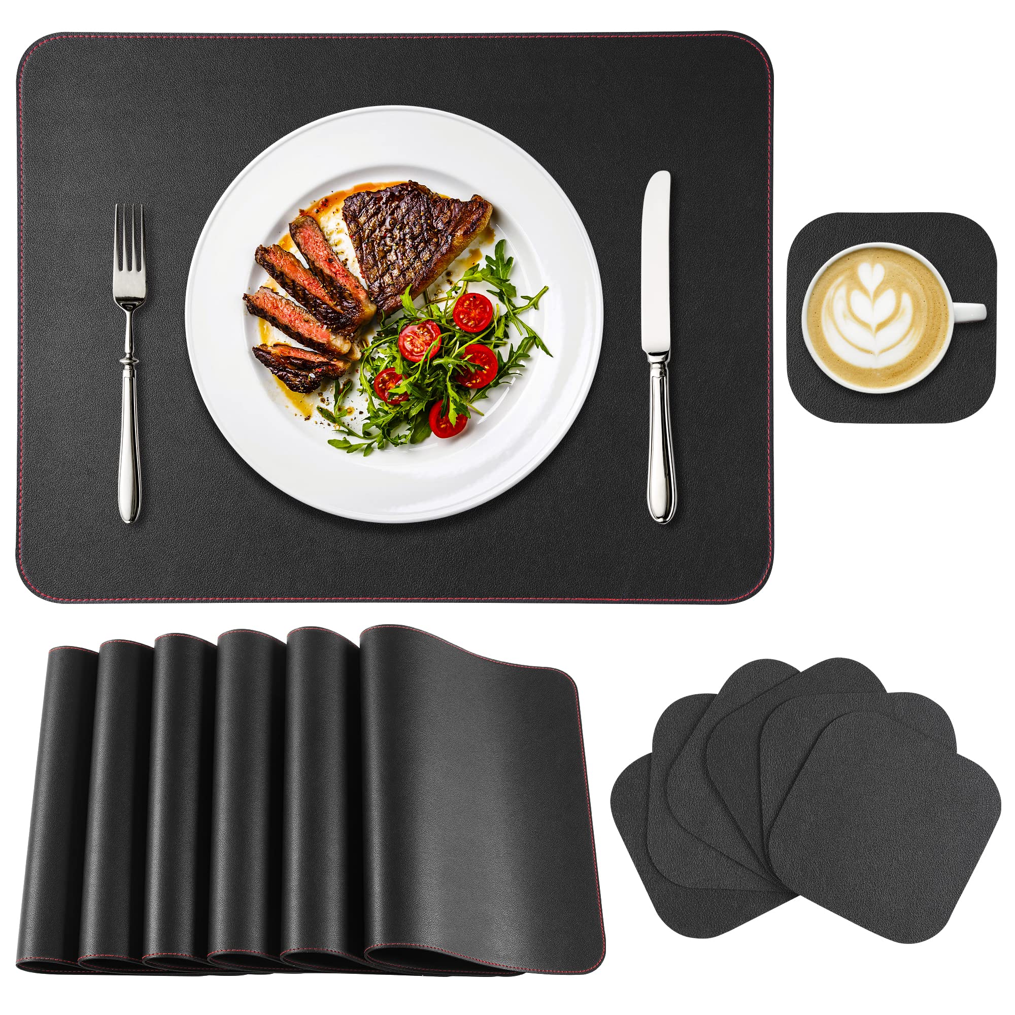Placemats Set of 6, Placemats Washable, NonSlip Heat Resistant