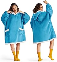 Vista 31 de Bedsure Manta con Capucha, Manta Portátil con Capucha como Regalos para Mamá, Sudaderas de Sherpa para Cumpleaños para Mujeres, Niños, Adolescentes