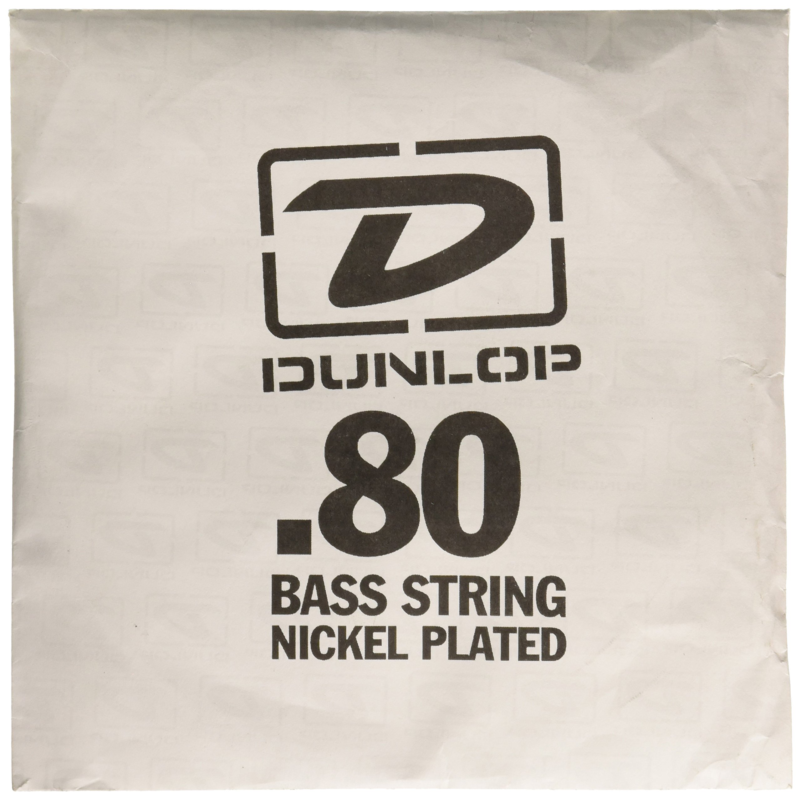 DUNLOP DBN80 Nickel Stainless Steel Medium Bass Guitar String, .080-Gauge