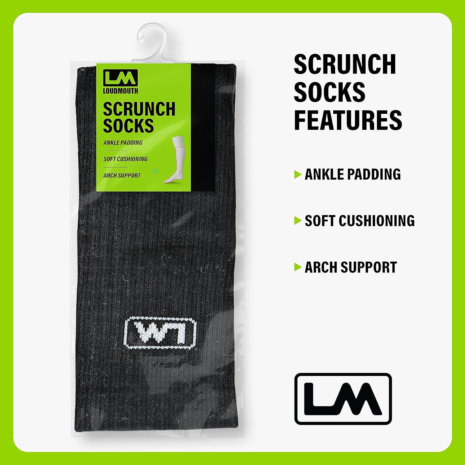 Loud Mouth Scrunch Football Socks - Image 6