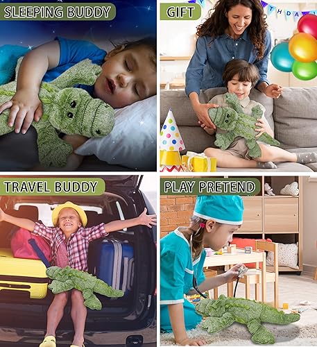 Miniatura 4 de Puzzled DolliBu - Animal de peluche grande y súper suave, lindos animales de peluche realistas para niñas, niños y adultos, regalos de animales,