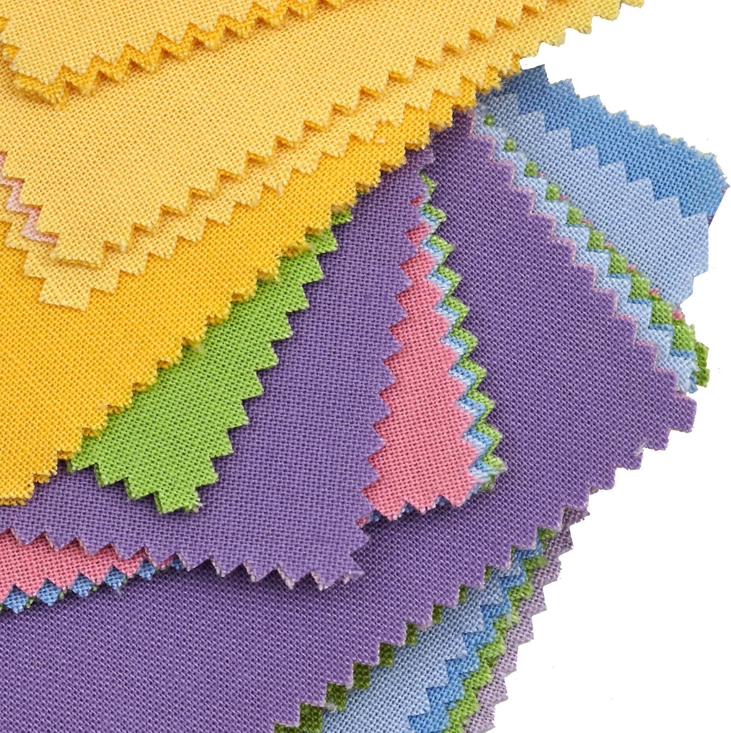 Moda Basics Bella Solids 30's Colors Charm Pack, Set of 42 5-inch (12.7cm) Precut Cotton Fabric Squares
