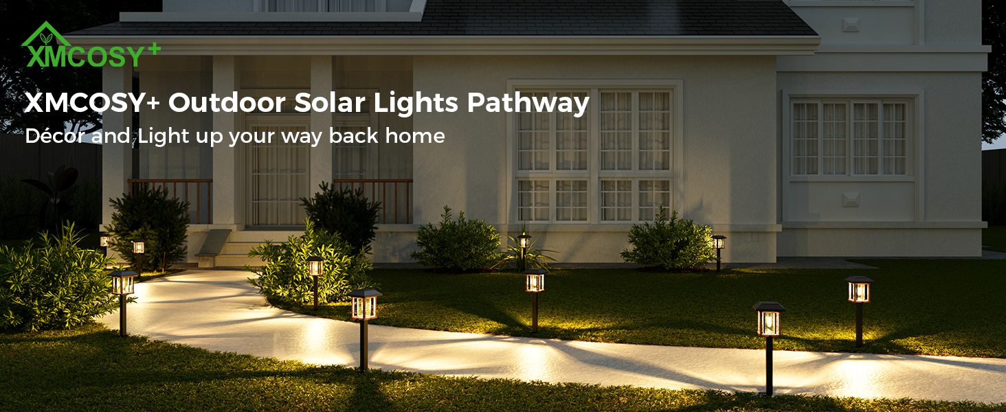 lumi XMCOSY+ Solar Garden Lights Waterproof - 20 LM Solar Pathway