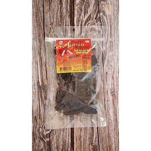 Damn Good Beef Jerky 14oz. Hot & Spicy Bag