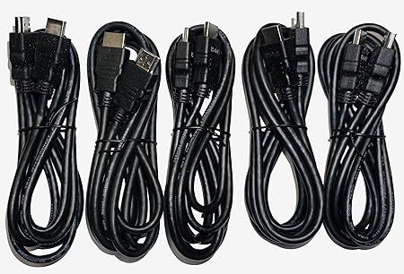 5 Unidades Universal Cable 6 HDMI de Alta Velocidad : Amazon.es: Electrónica