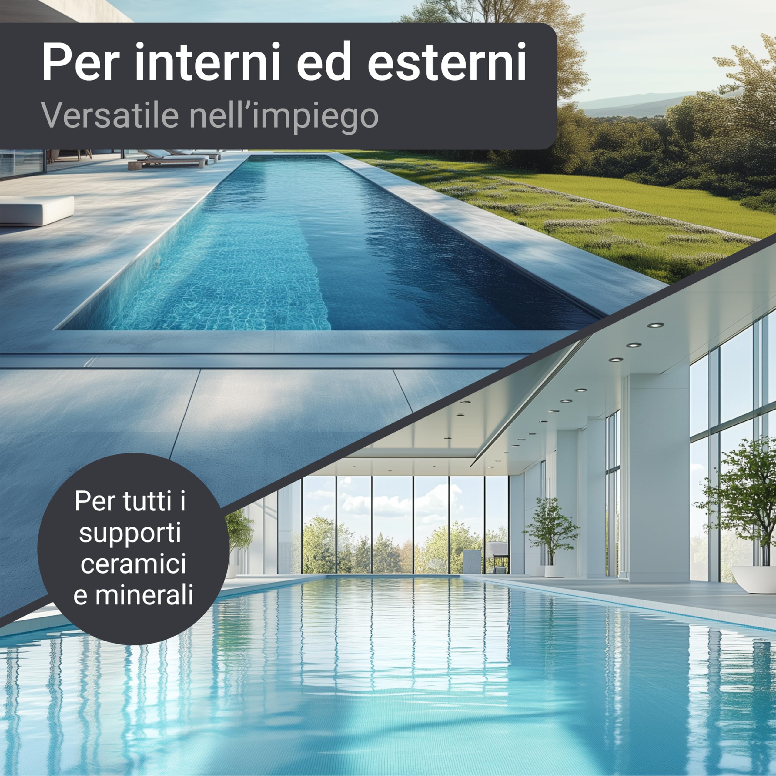 WO-WE Fondo Primer per piscine SL708 Aggrappante speciale Pittura Pool l 10kg