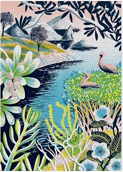 Cloudberries Pelicans Jigsaw Puzzle, 1000 Piece Random Cut Jigsaw Puzzles for Adults, Small Batch by Cloudberries