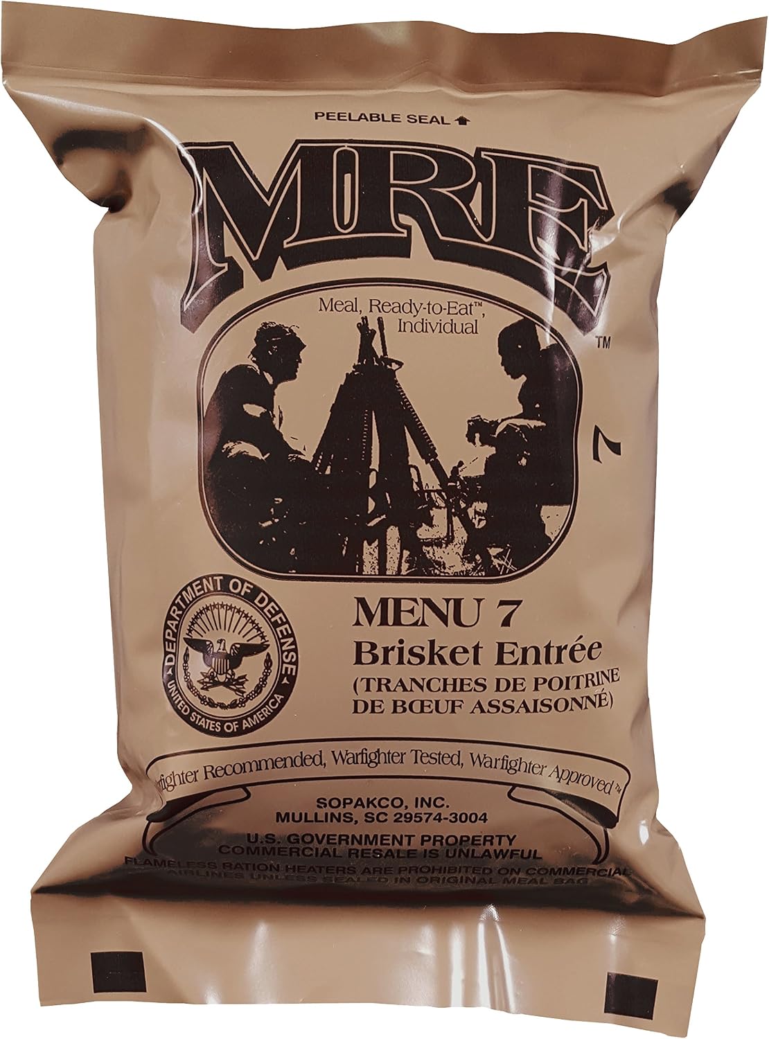 ULTIMATE MRE, Pack Date Printed on Every Meal - Meal-Ready-To-Eat. Inspected by Western Frontier. Genuine Mil Surplus.