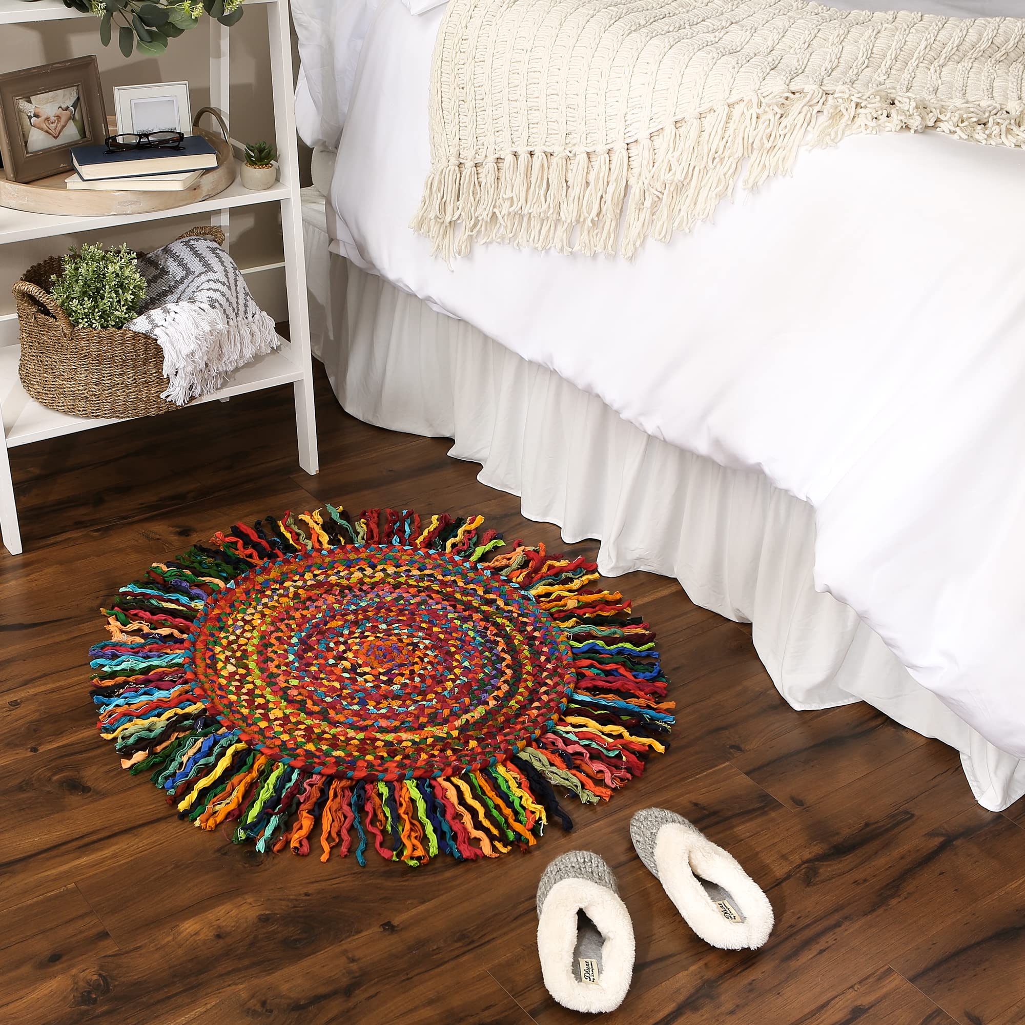 Amazon.com: DII Chindi Home Collection Handwoven Multicolor Area