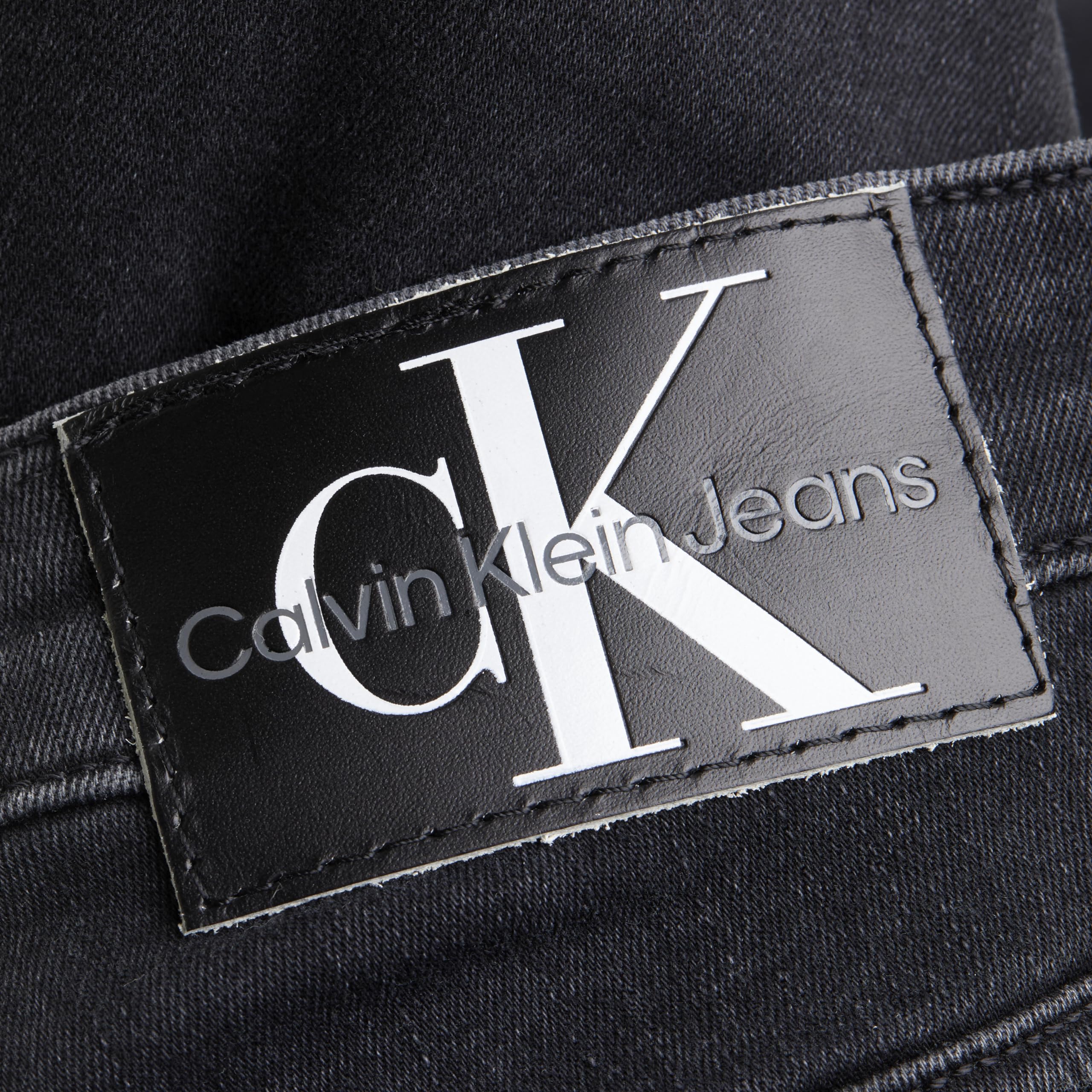 Calvin Klein Donna Jeans Skinny Vita Alta, Nero (Denim Black), 27W/30L