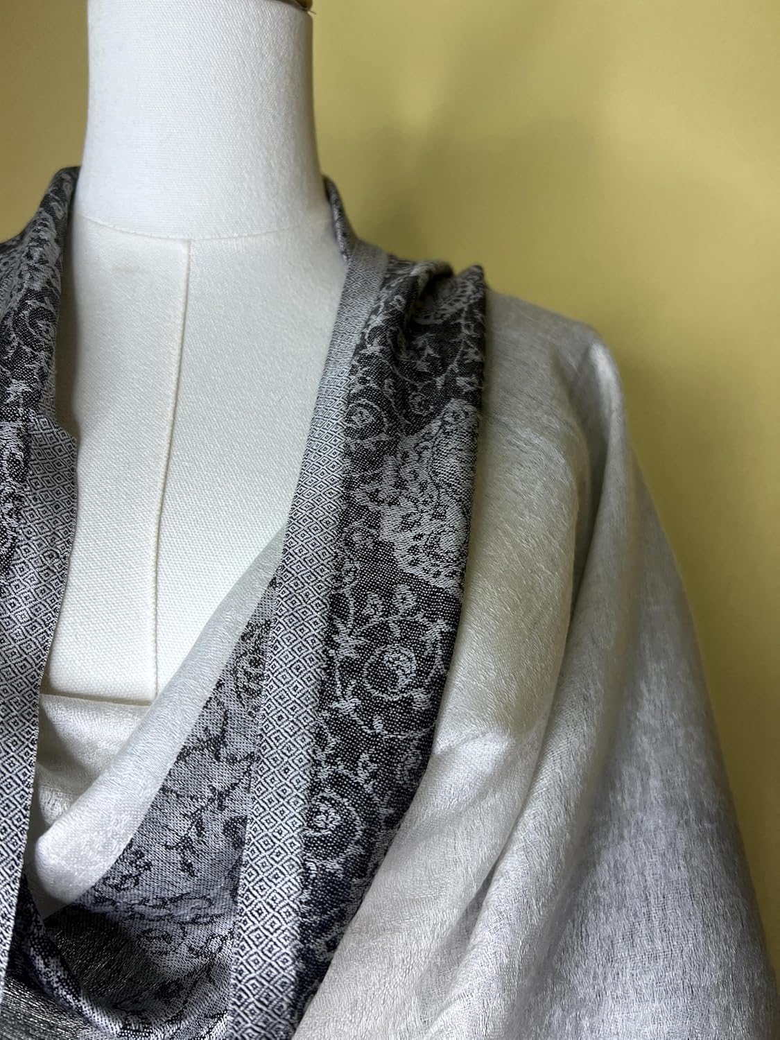 NPIA Certified 100% Pure Cashmere Pashmina Shawl for Women | Wedding Wrap | Gift Idea for Women - Image 9