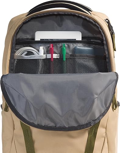 Miniatura 9 de THE NORTH FACE Mochila para portátil Vault Everyday - Libre de PFAS, Aguja de pinoAzul marino SummitNaranja Power, Tamaño único, Mochila Vault