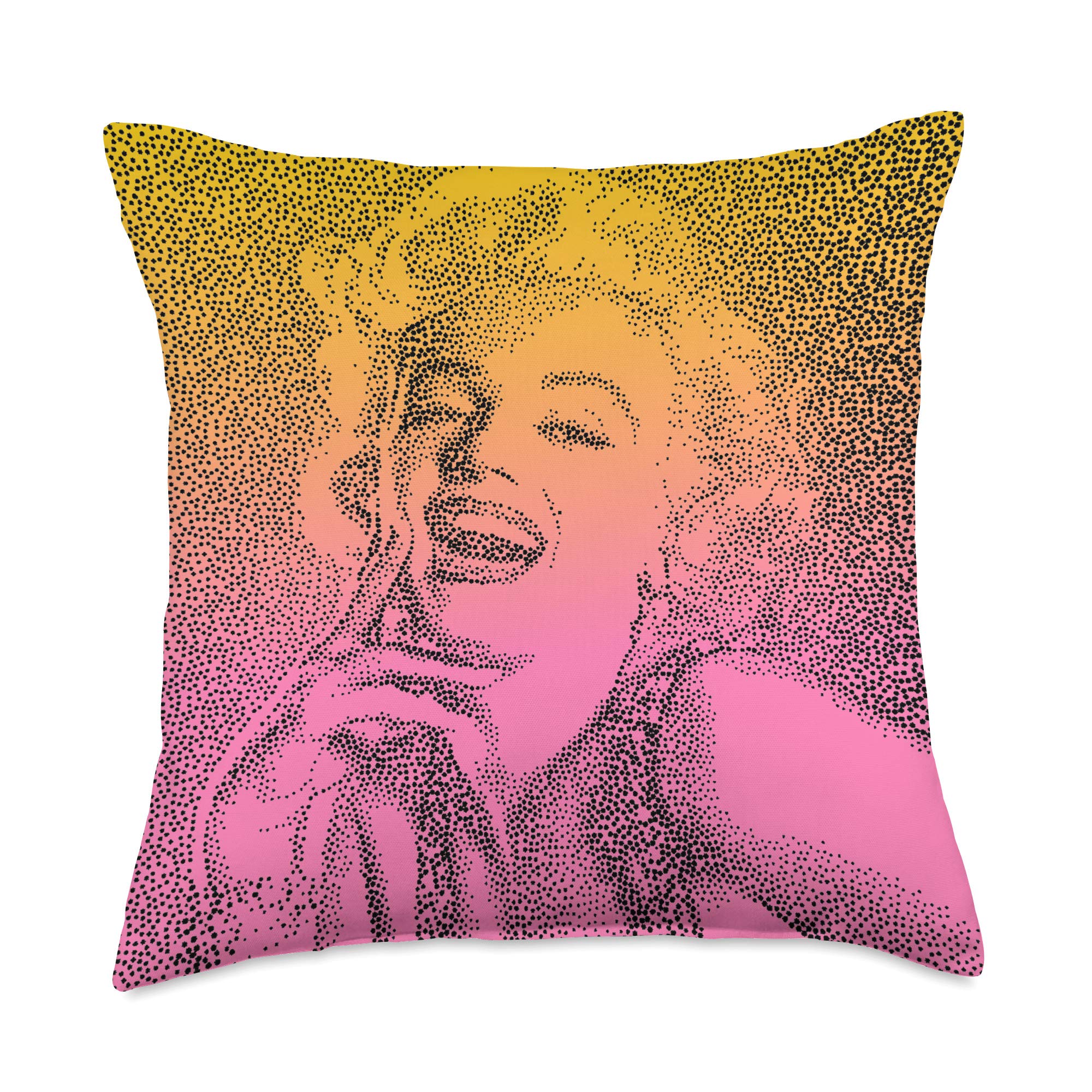 Marilyn Beautiful Dot Design Throw Pillow