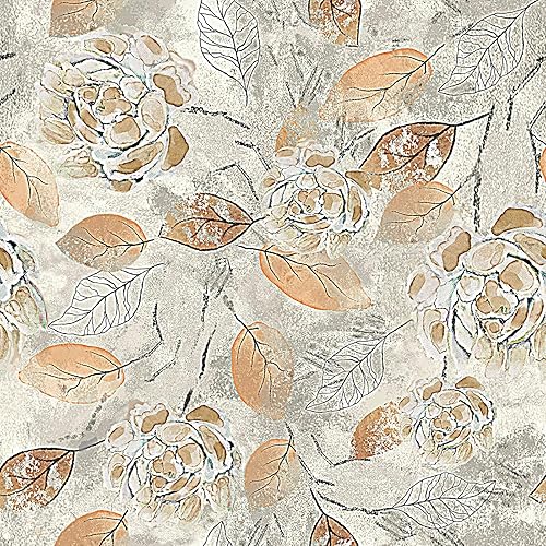 Papel tapiz vintage floral para despegar y pegar, hojas removibles, impermeable, papel de contacto decorativo floral, papel de vinilo con flores,