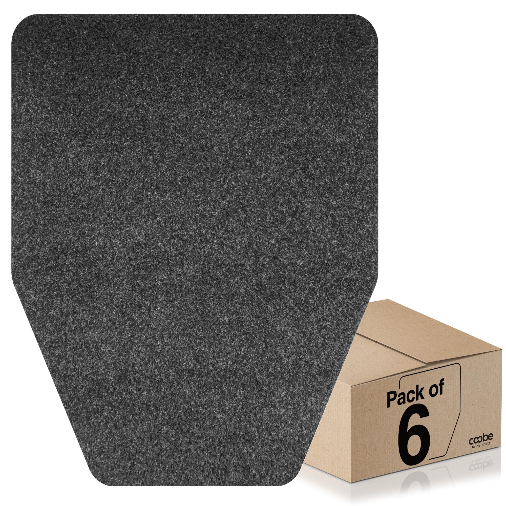 Urinal Mats 24 Pack, Eliminating Bathroom Odor Urinal Floor Pads, Water Absorption Splash Mat, Commercial Pee Pad for Men's Restroom