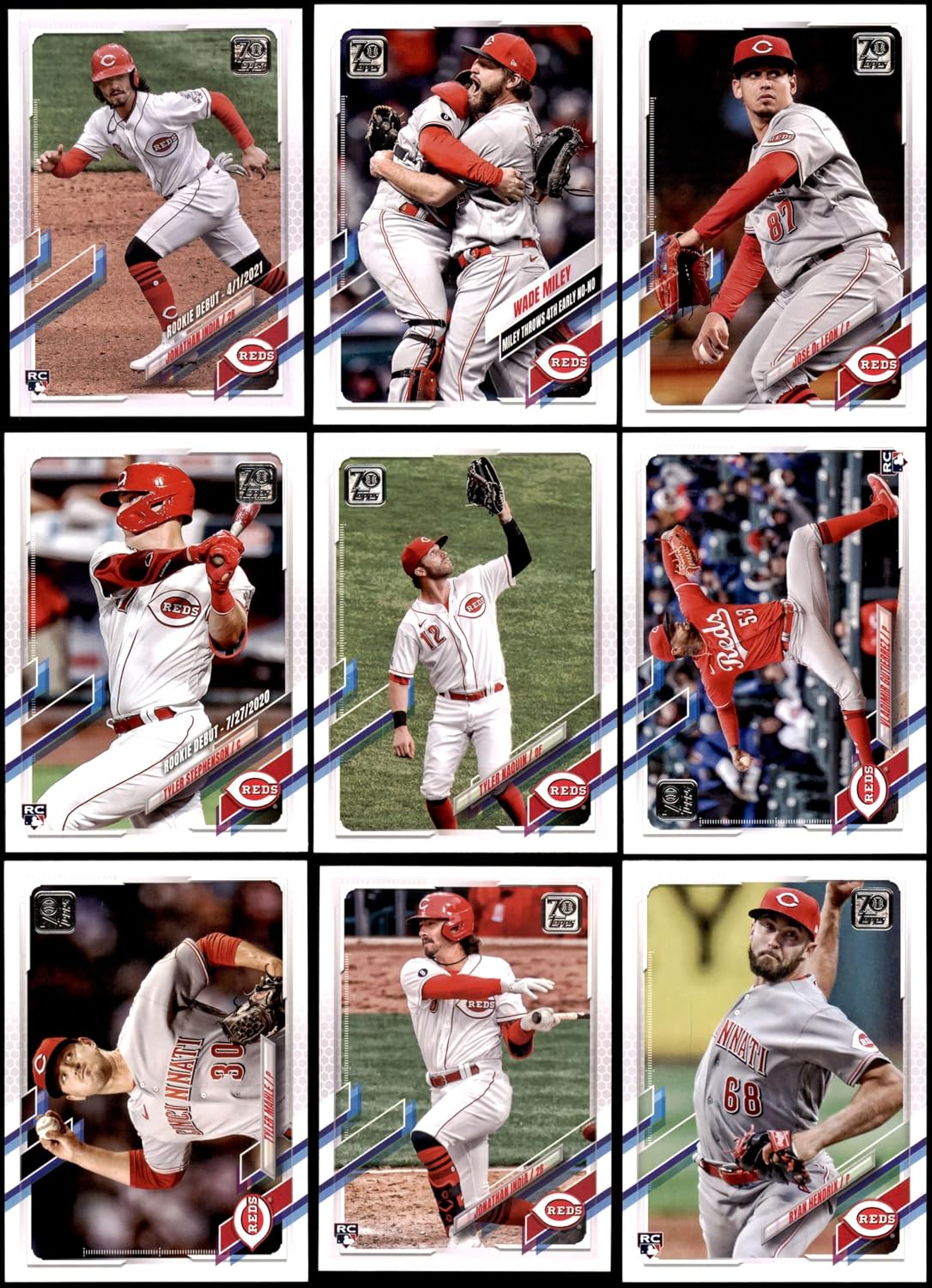 Amazon.com: 2021 Topps Update Cincinnati Reds Team Set Cincinnati Reds ...