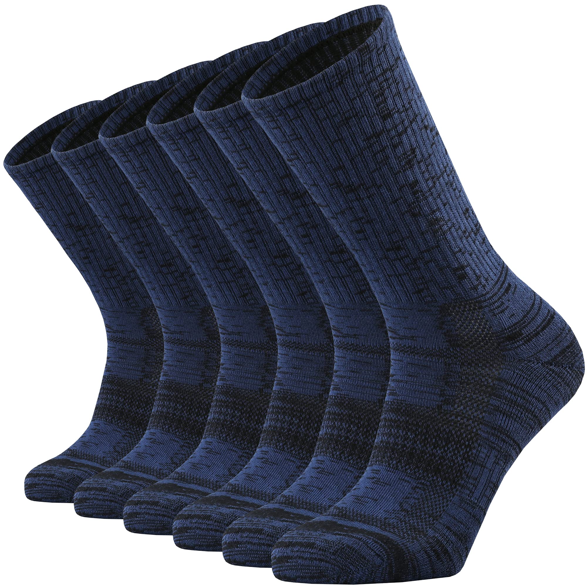 SOX TOWN Chaussettes de sport unisexes rembourrées pour homme et femme avec coton peigné évacuant l'humidité et performance respirante