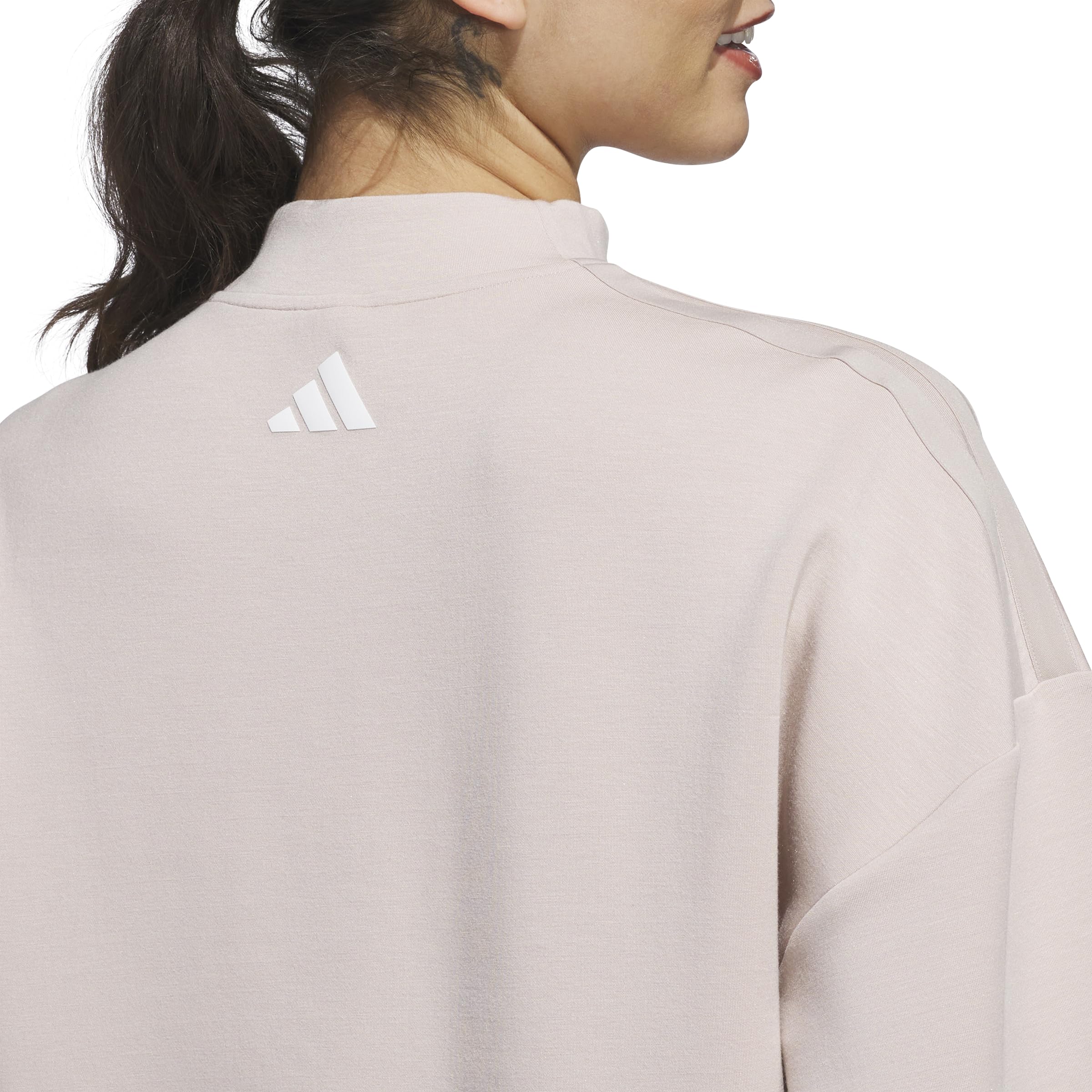 adidas Damski sweter Beyond Spacer Mock Layering Top (5 sztuk), Wonder Taupe, L