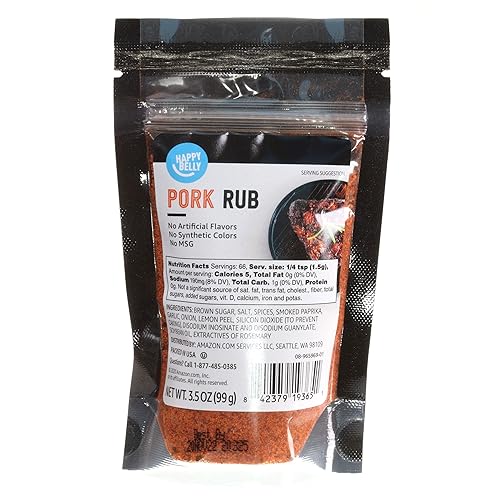 Marca Tienda - Happy Belly - Frote de cerdo, 3.5 onzas