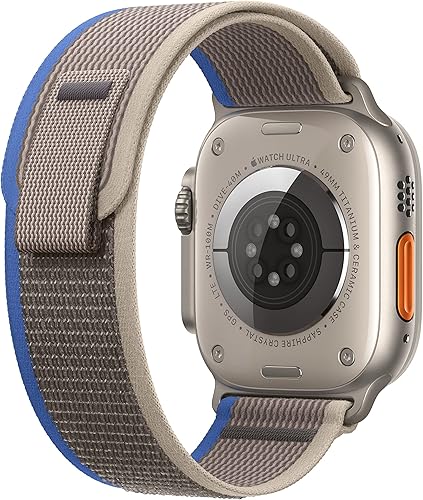 Miniatura 3 de Apple Watch Ultra [GPS + Cellular 49mm] Titanium Case with Blue/Gray Trail Loop, M/L (Renewed)
