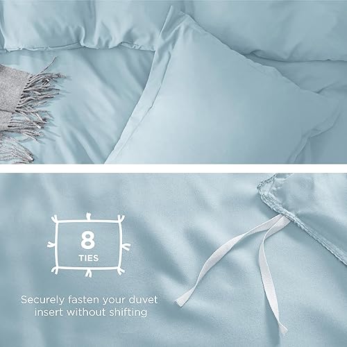 Miniatura 7 de Bedsure Funda de edredón tamaño TwinTwin XL, juego de ropa de cama suave de doble cepillado para niños y adultos, cierre de cremallera, 2 piezas,