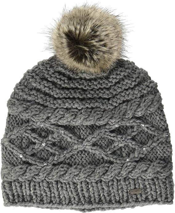 Barts Claire Beanie Berretto, Grigio 
