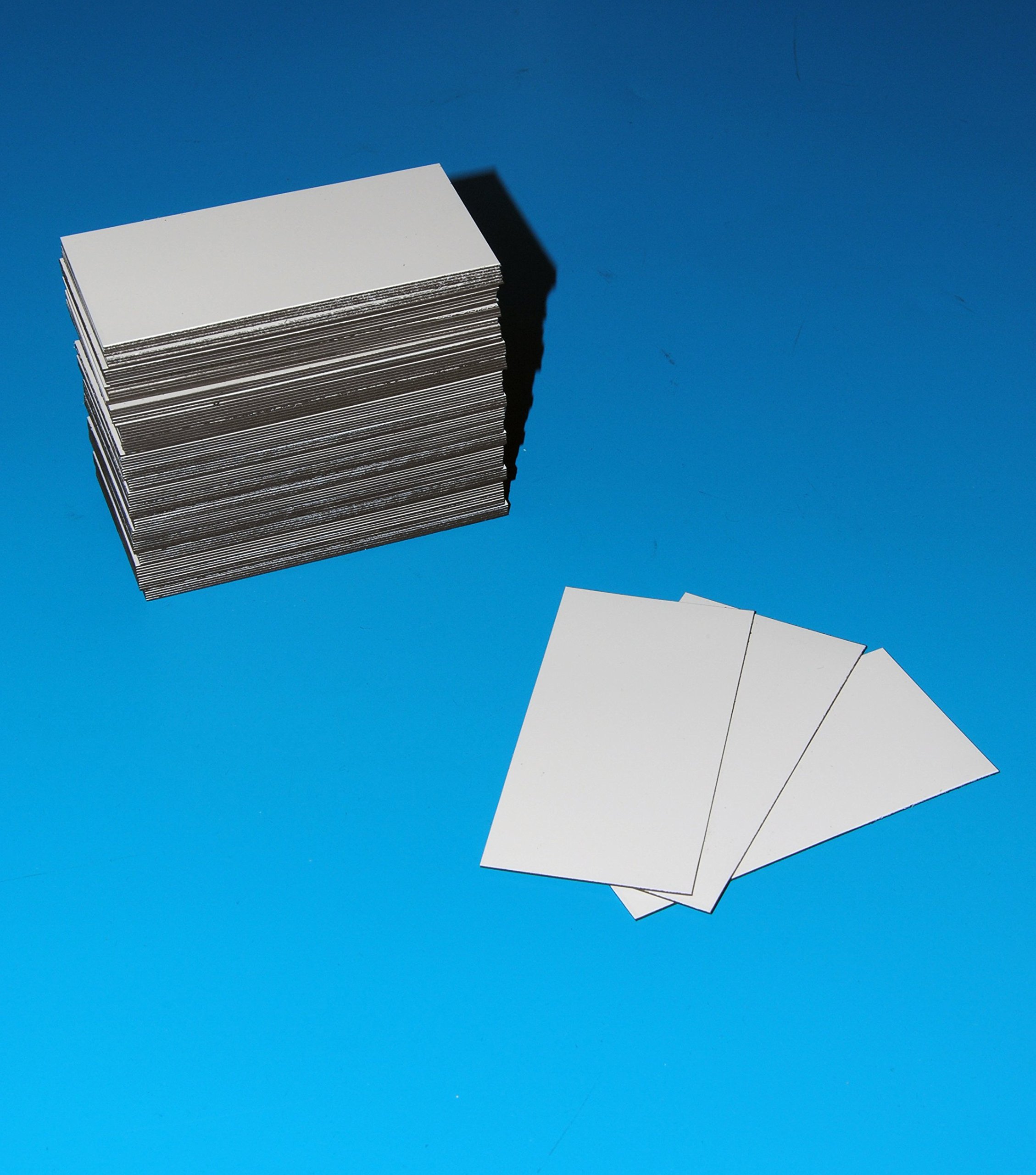 100 magnetische Lageretiketten/Magnetstreifen beschreibbar 10 x 5 cm