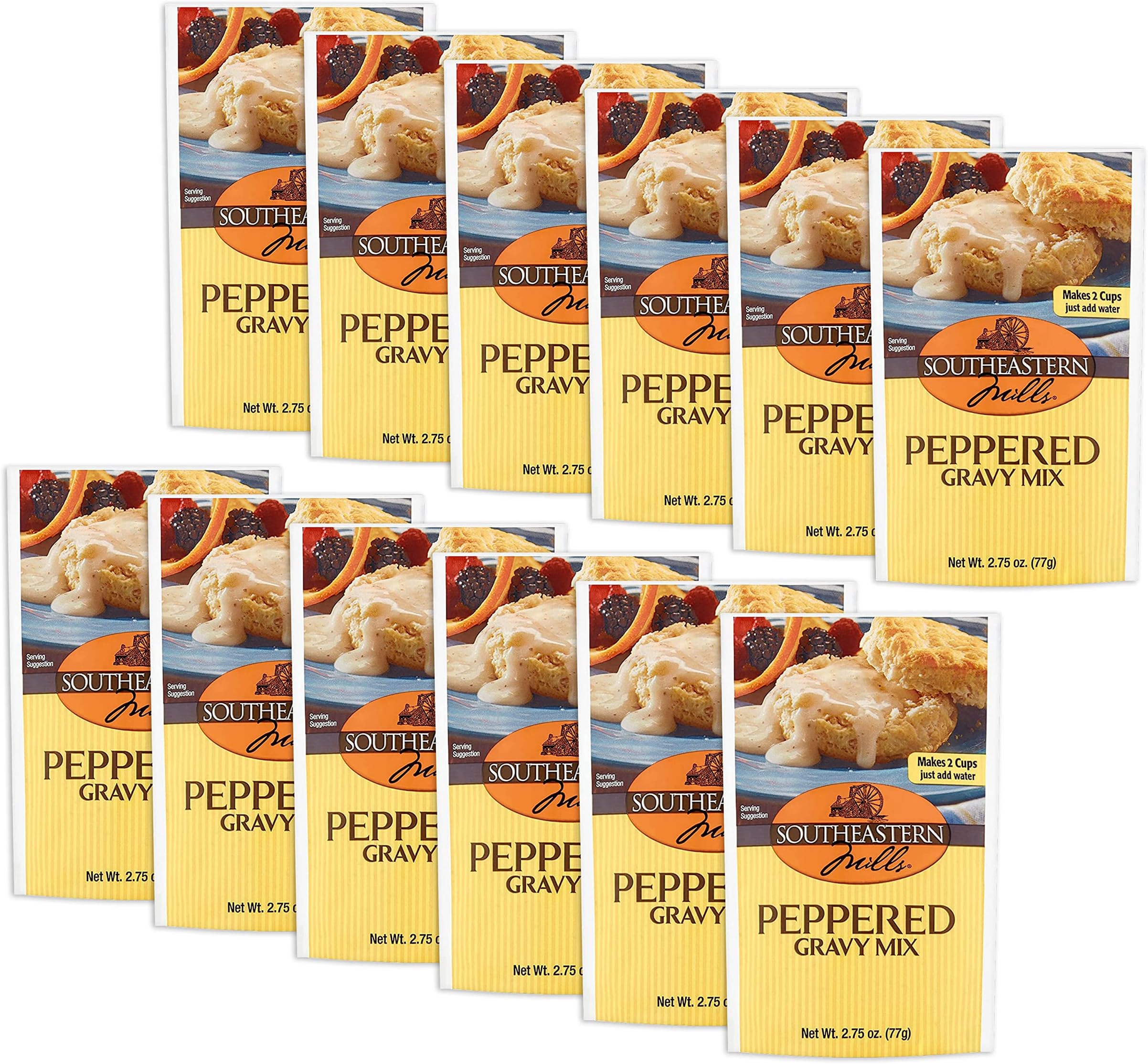 Pepper Gravy Mix, 2.75 Ounce (Pack of 12)