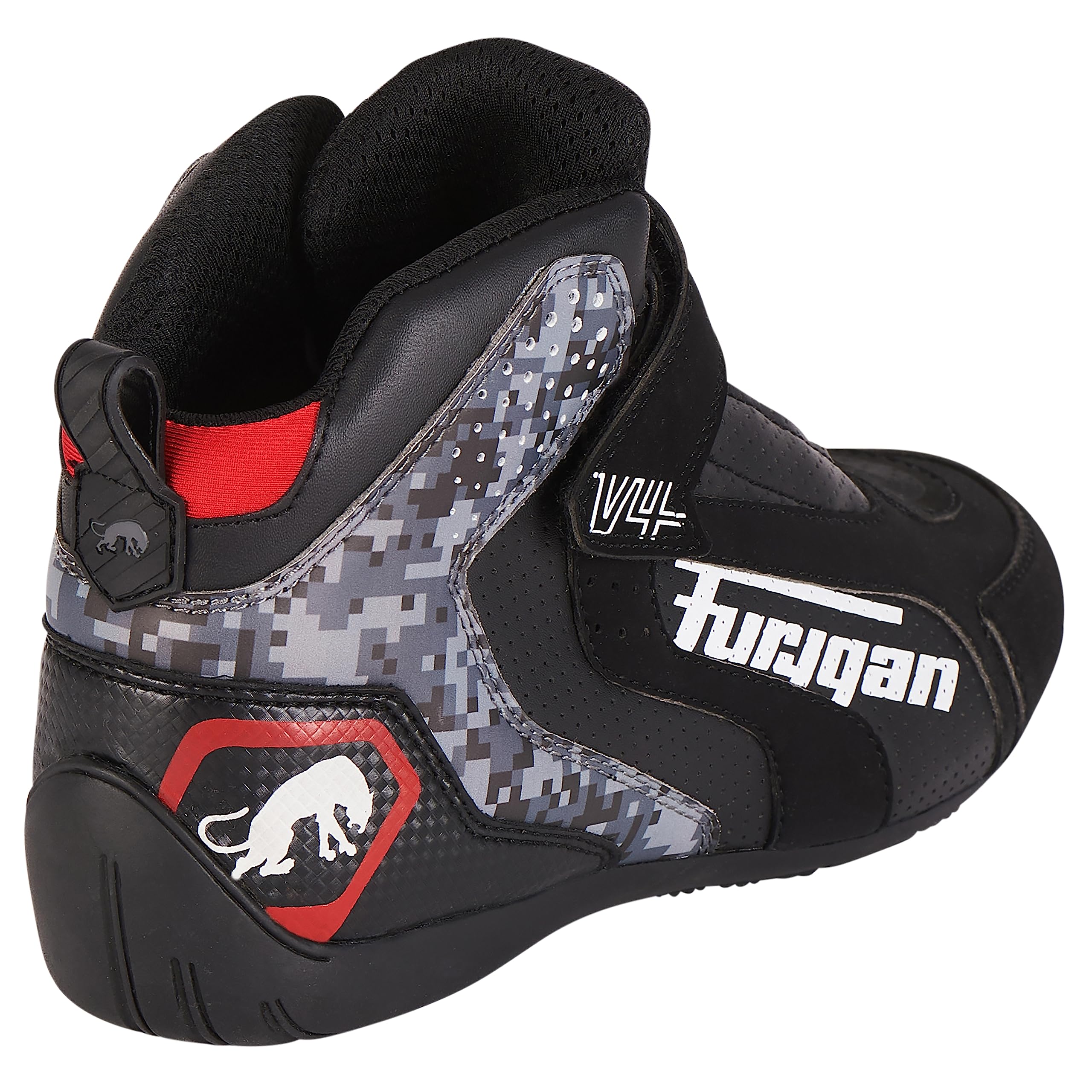 Furygan Herren V4 Easy D3o VentedFURYGAN V4 EASY D3O VENTED Herren Motorradschuhe - Komfort, Atmungsaktiv, verstärkter Malleolus-Schutz, maximale Sicherheit - Komfort und Luftzirkulation | Sportlicher Fahrkomfort