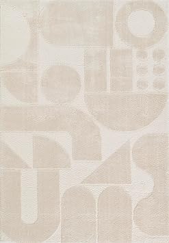 Novogratz by Momeni TAY-3 Taylor Collection Area Rug, 710" X 100", Ivory
