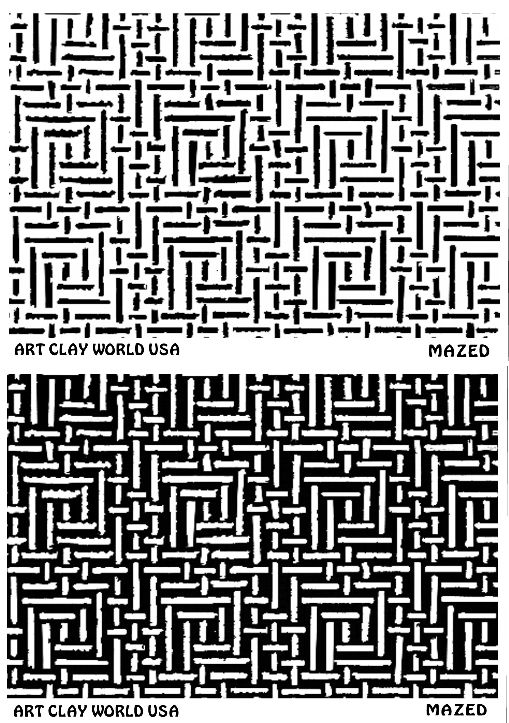 FlexiStamps Texture Sheet Set Mazed Set2 pc.