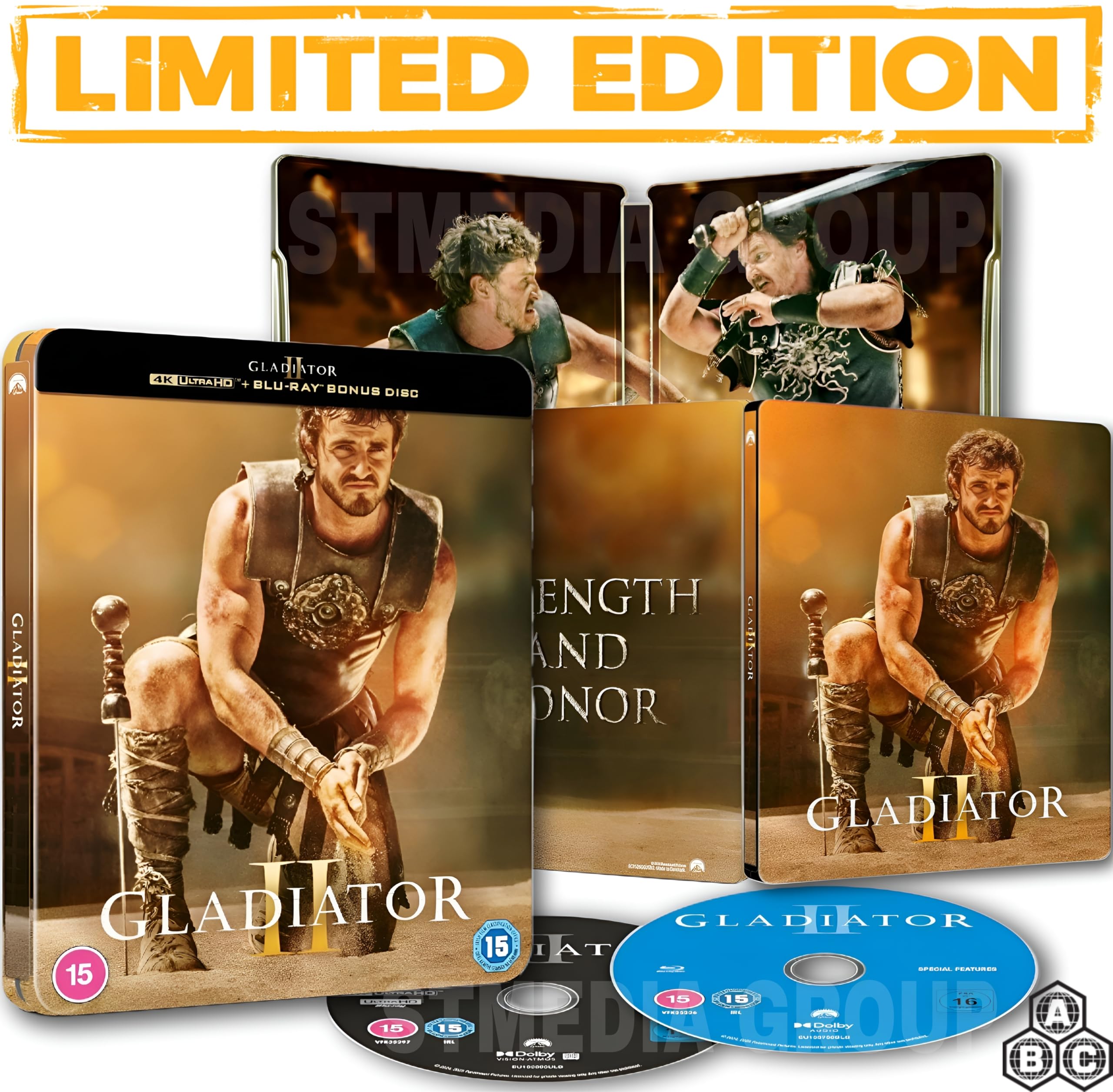Gladiator II (SteelBook / Limited Edition) [4K UHD + Blu-ray] [Region Free]