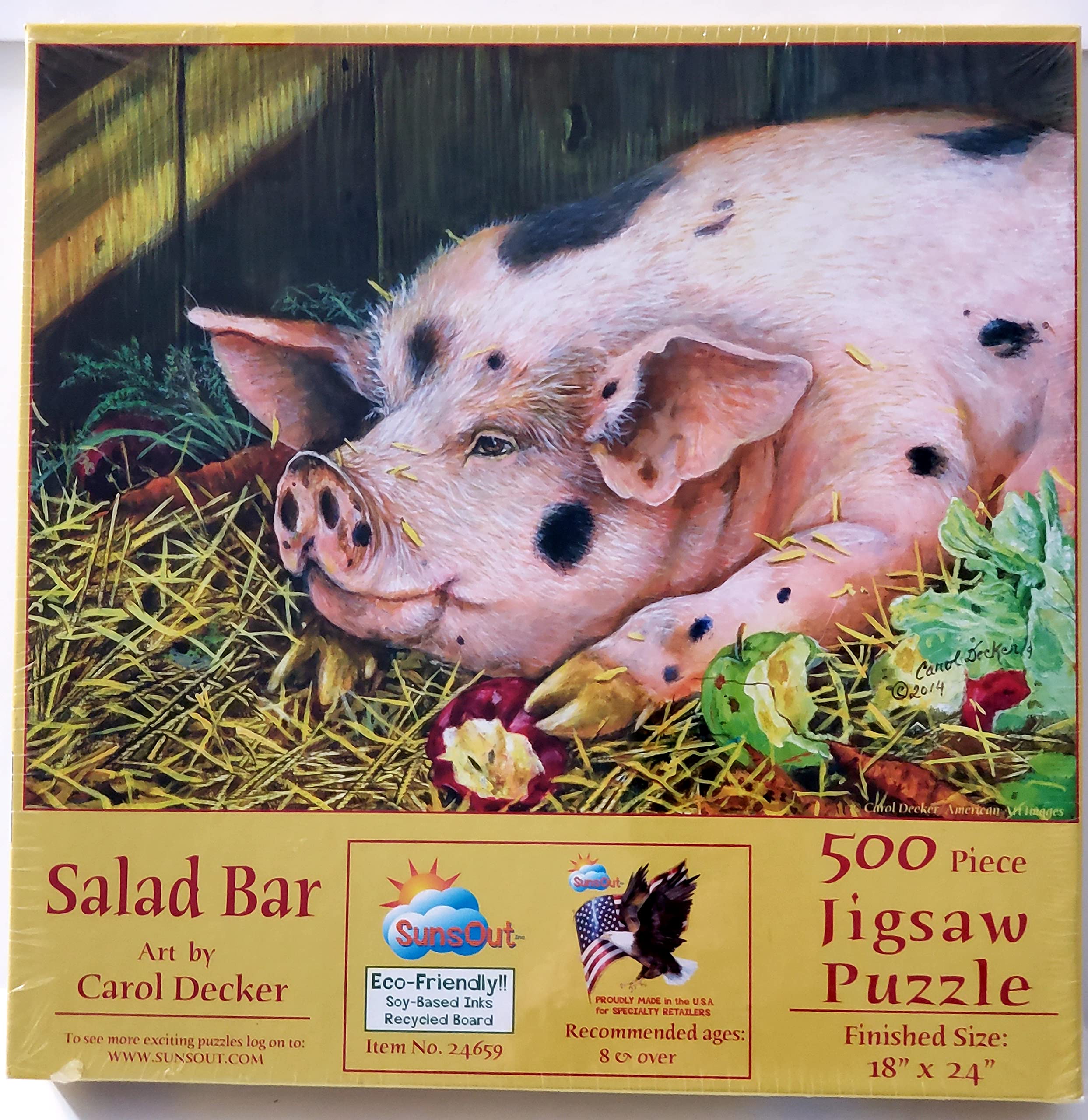 500 Piece Jigsaw Puzzle Salad BAR