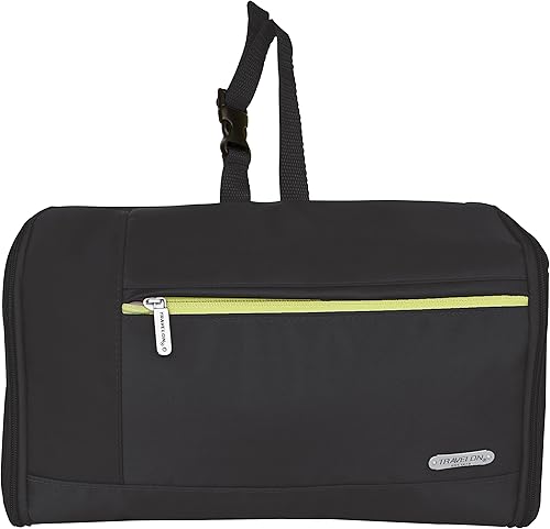 Travelon Kit de aseo plano para equipaje Negro talla única  Travelon - Neceser plano color negro
