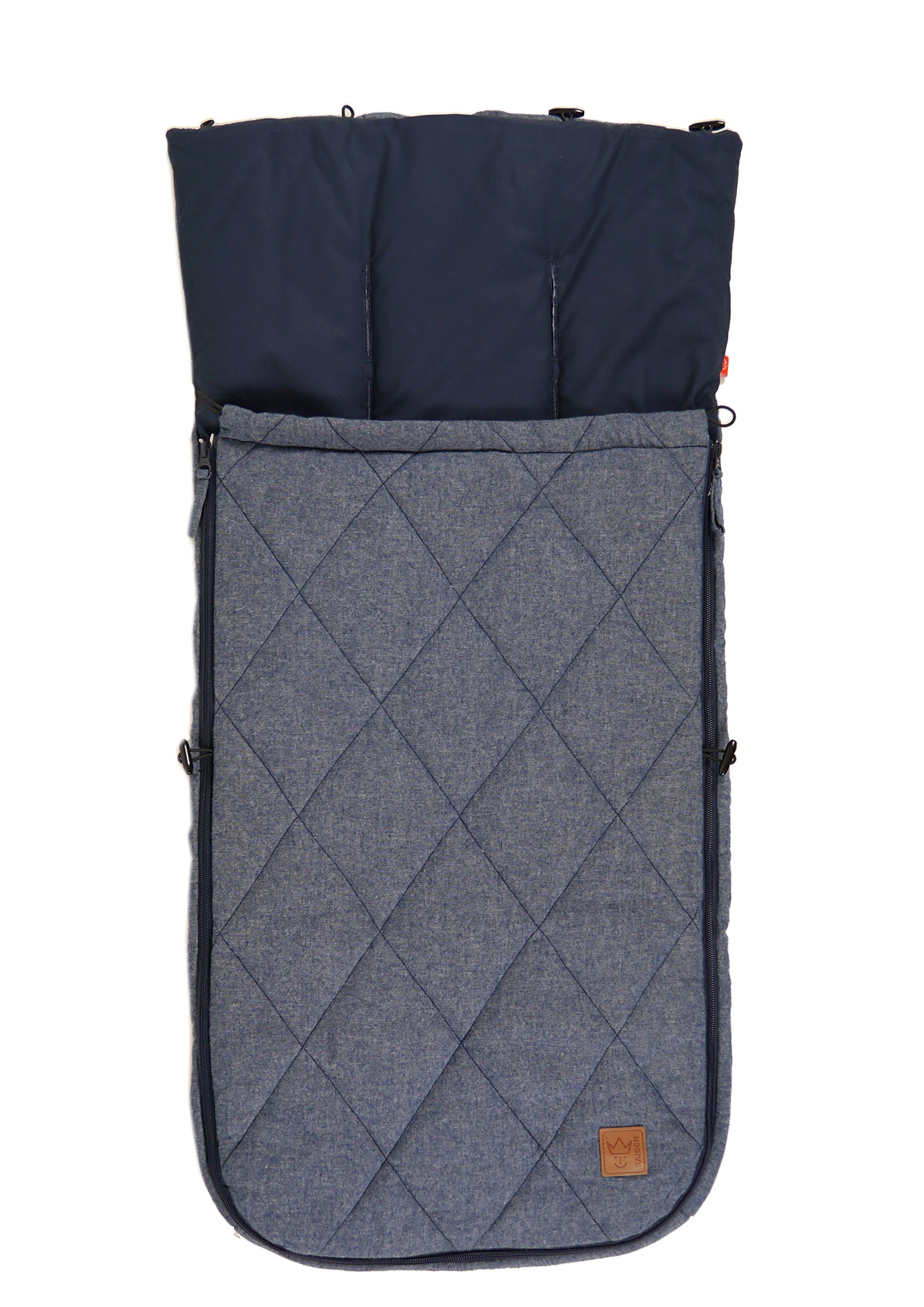 Kaiser Sommer Fußsack Nikko navy melange (blau)