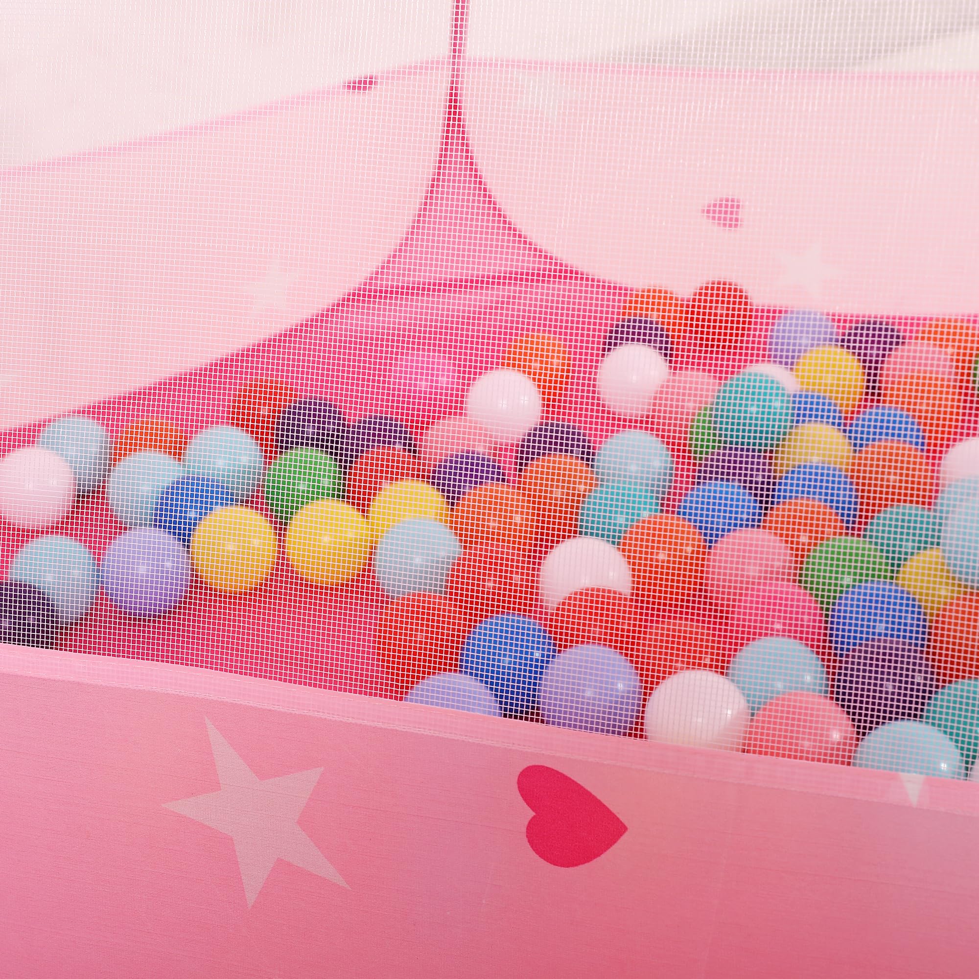 Tienda de campaña desplegable de princesa para niños, incluye luces de estrellas y estuche de transporte, casa de juegos para interiores para niños de 1, 2, 3 años, bebé, niños pequeños, 3