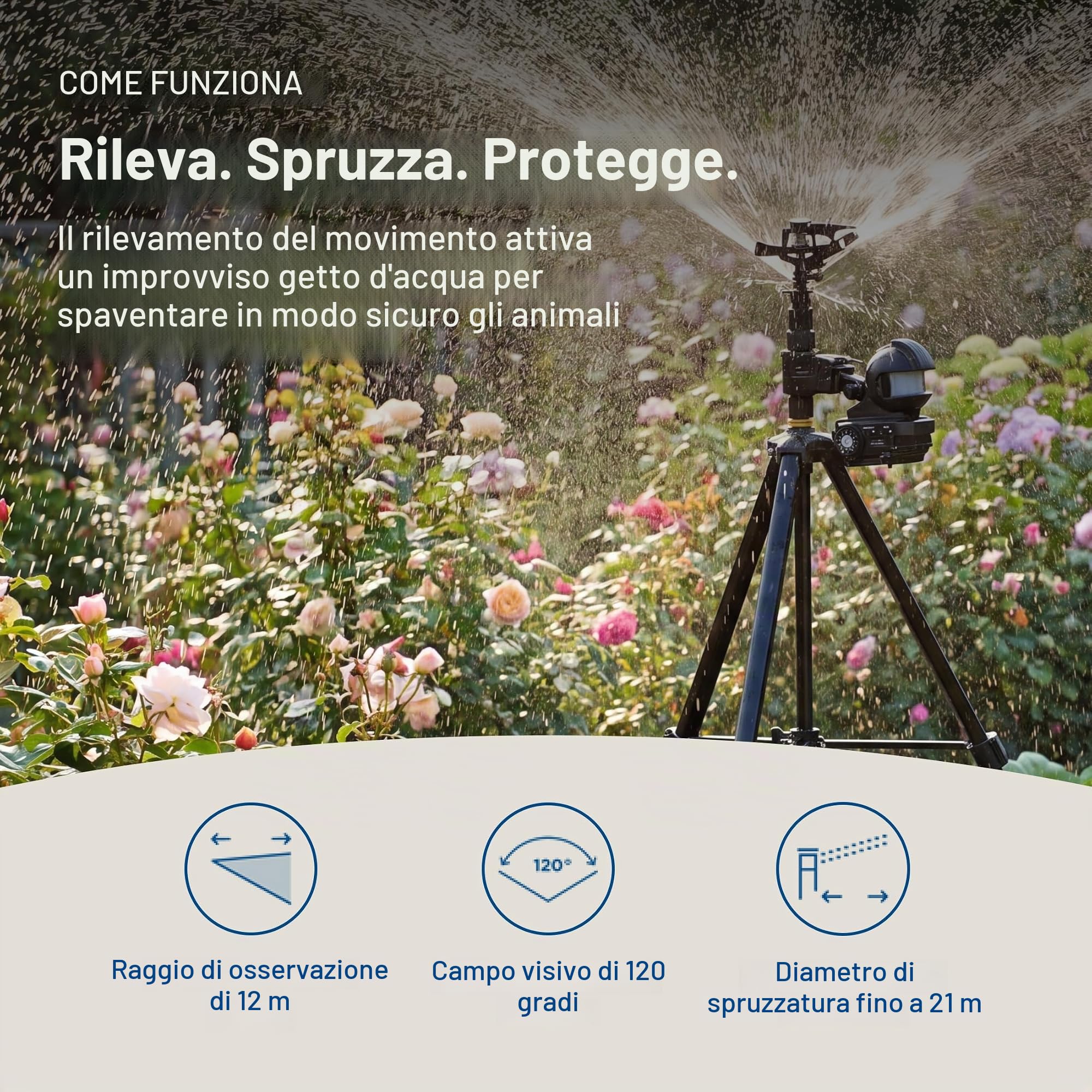 Orbit 62120 Garden Enforcer Motion Activated Sprinkler
