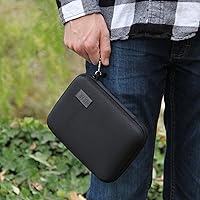 Vista 7 de USA Gear Funda para dispositivo de imagen in-Wall - Funda rígida con cremallera de 6.5 pulgadas, resistente a la intemperie, interior resistente a