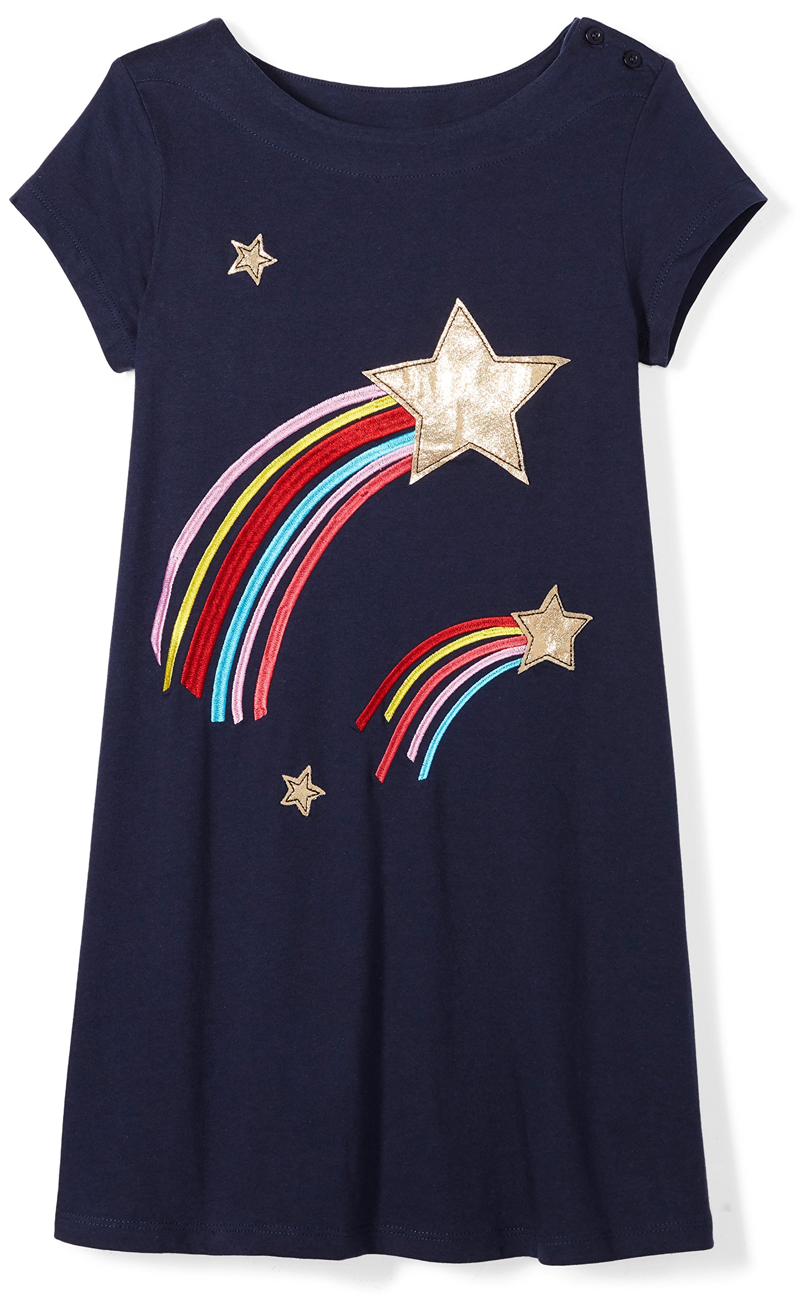 Girls and Toddlers' Knit Short-Sleeve T-Shirt Dresses, Multipacks