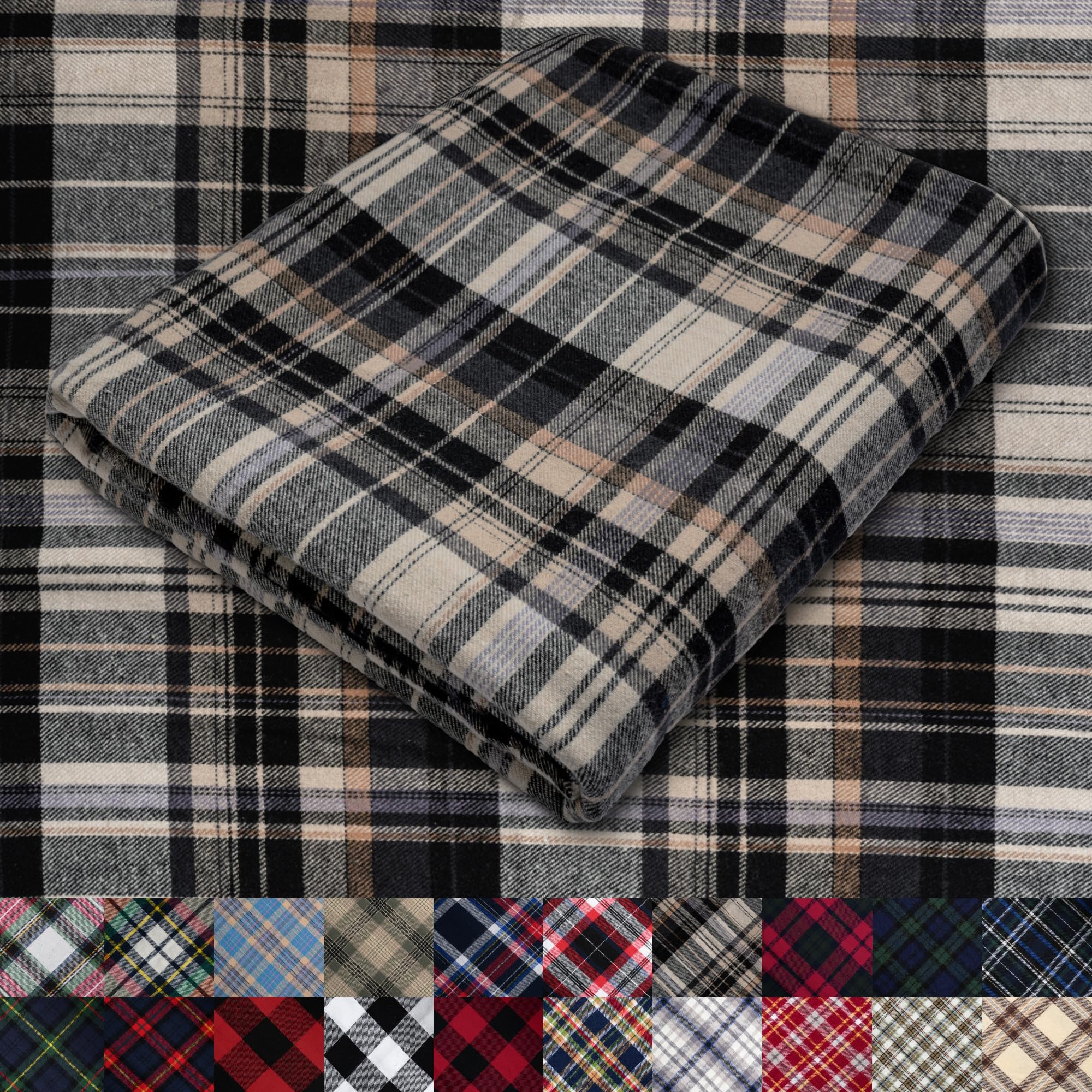 Pico Textiles Tartan Plaid Flannel