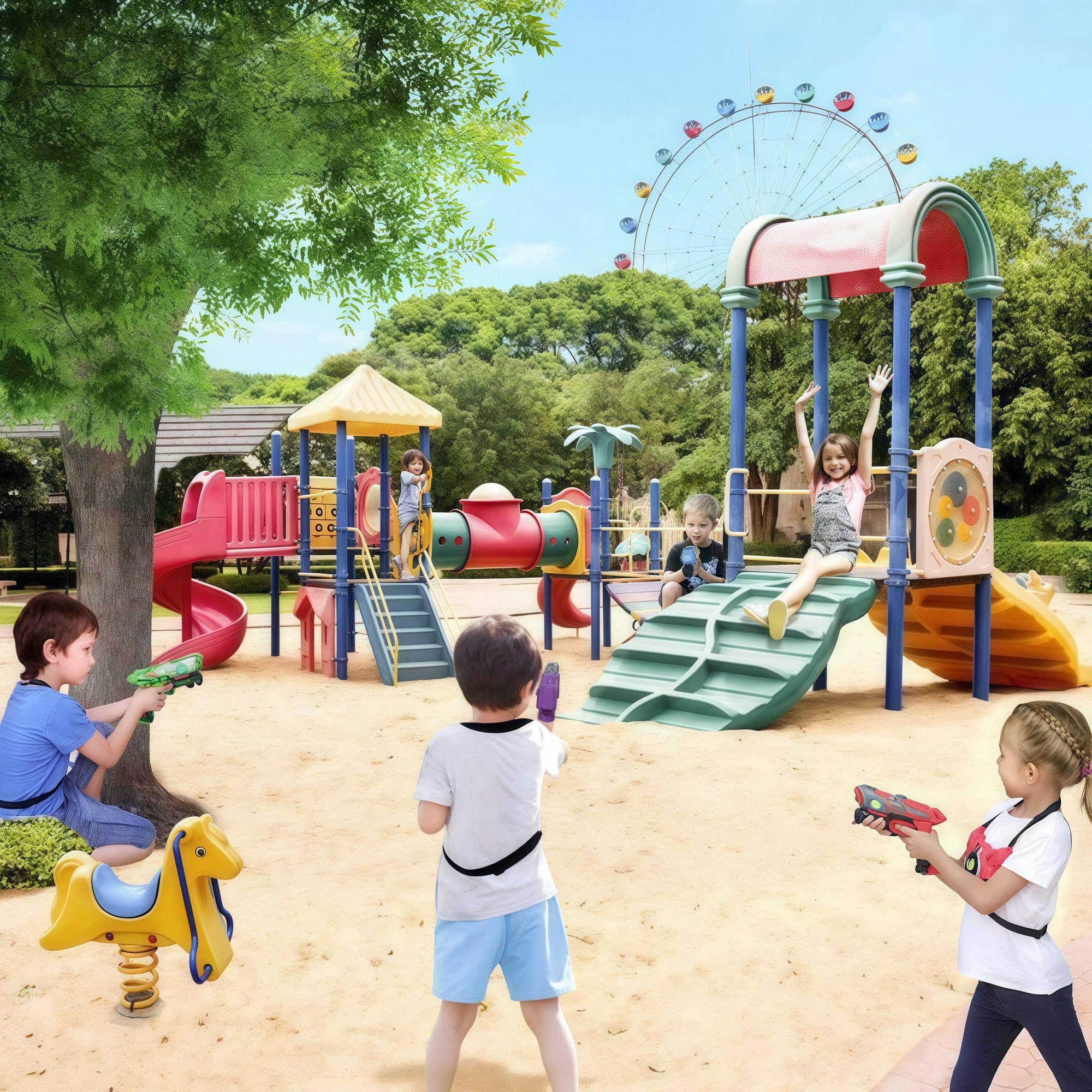 Amazon.co.jp: TINOTEEN レーザータグガンセット ベスト赤外線ガン付き