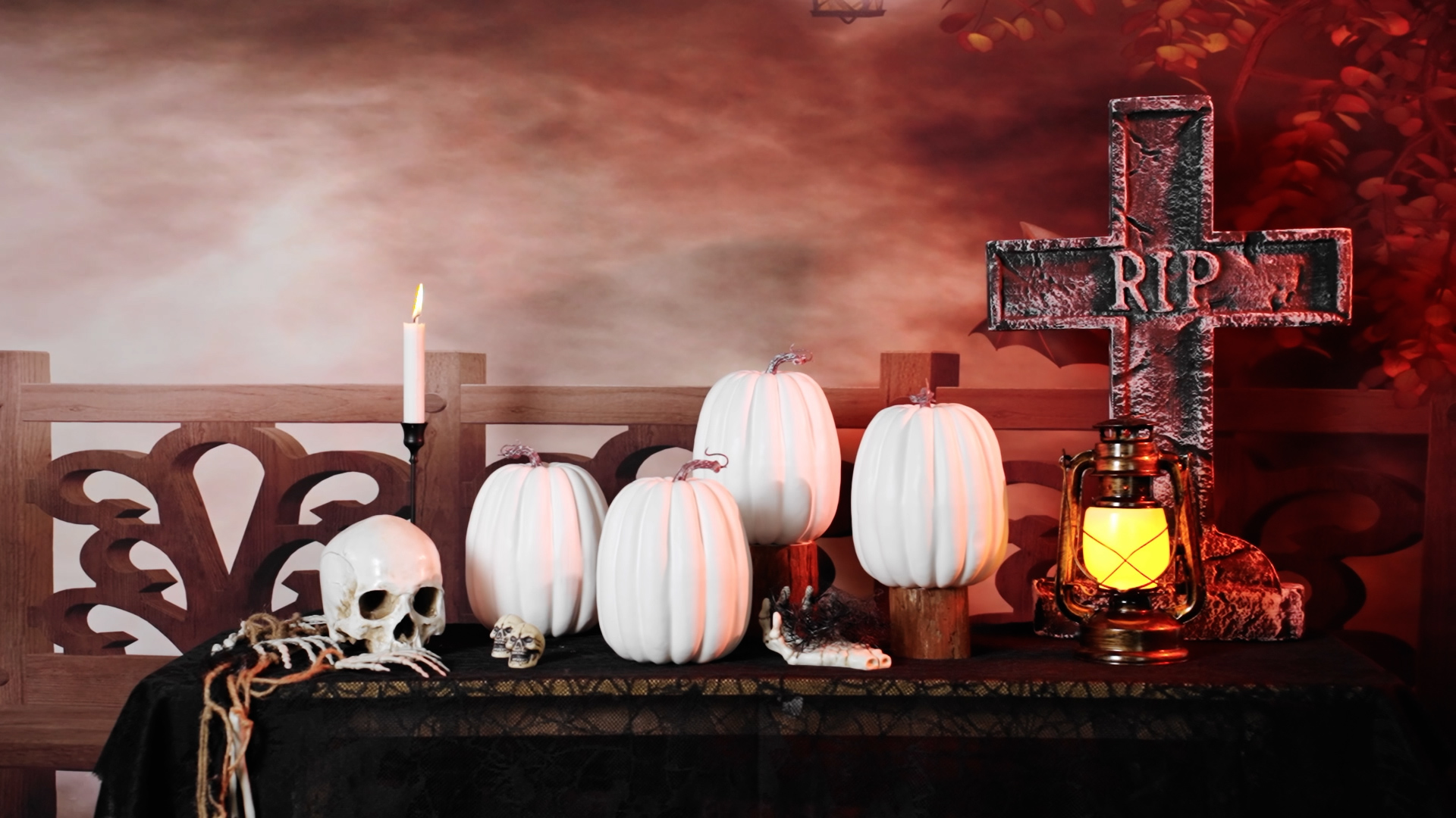Amazon.com: Dandat 4 Pcs 8.7 Inch Fall Large White Foam Pumpkins