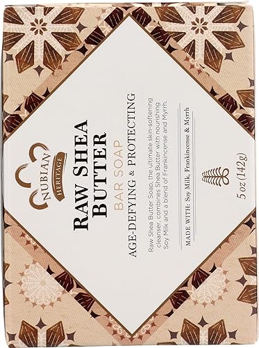 Miniatura 2 de Nubian Heritage Jabón en barra de manteca de karité cruda 5 onzas (paquete de 3)