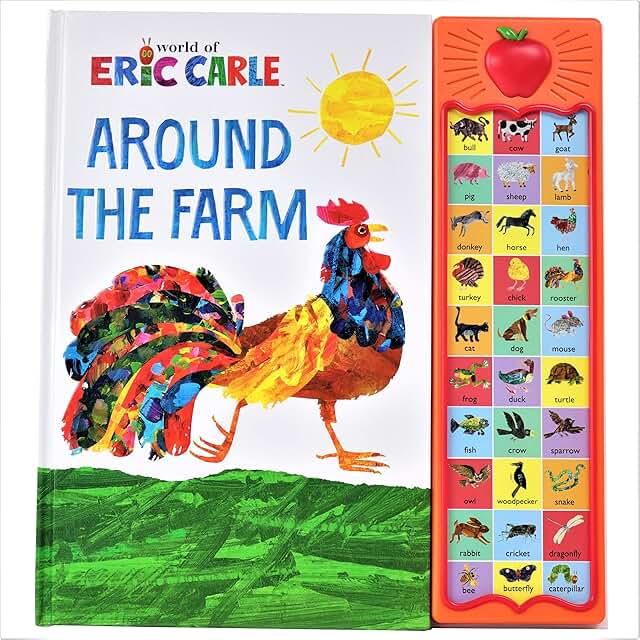 World of Eric Carle, Around the Farm 30-Button Animal Sound Book - Great...