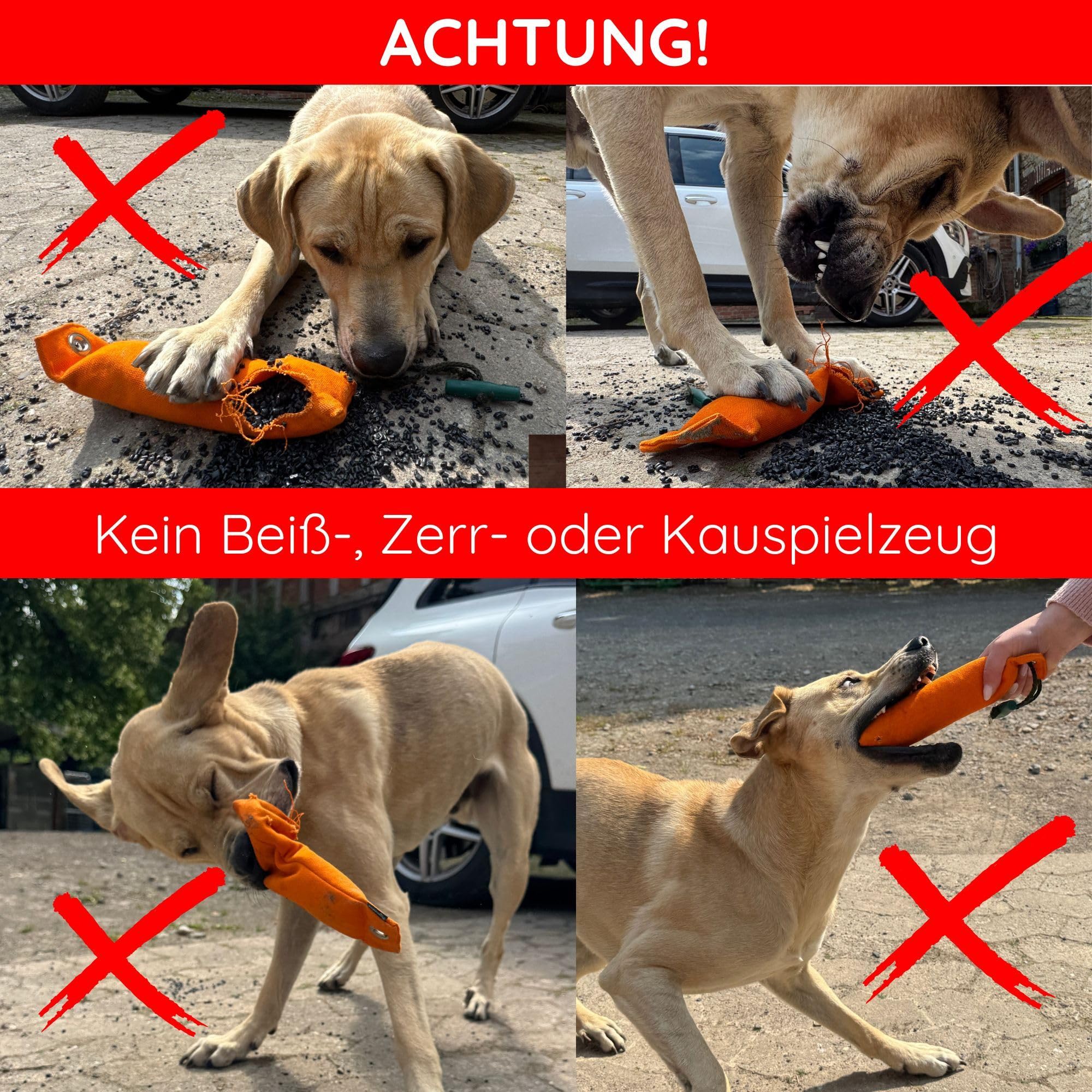 ROMNEYS Kaninchendummy | Standard-Dummy 500g mit echtem Kaninchenfell überzogen | Wild-Apportel für die jagdliche Hundeausbildung