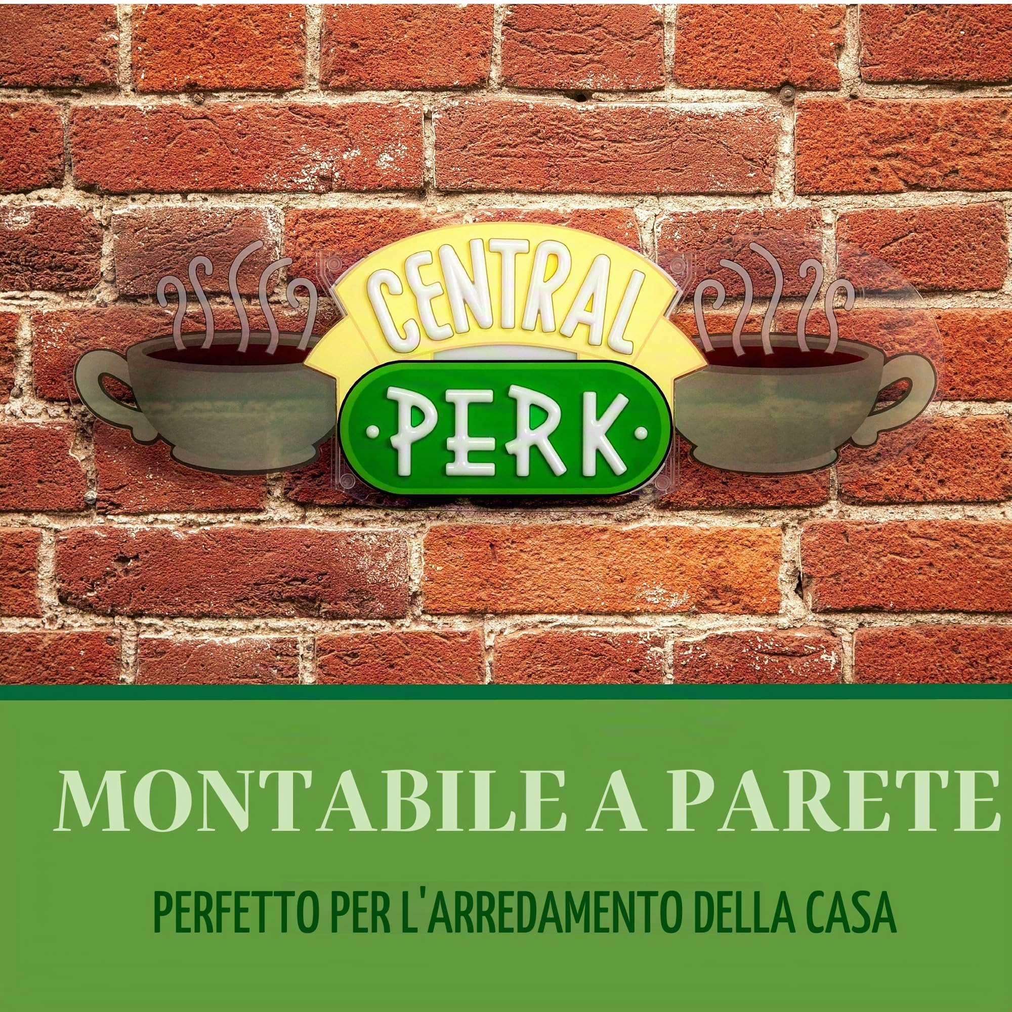 Paladone Pp6461Fr Cartello Luminoso Friends, Green