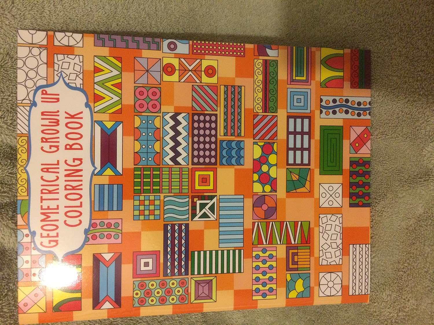Amazon.com: GEOMETRICAL GROWN UP COLORING BOOK, ADULT COLORING BOOK