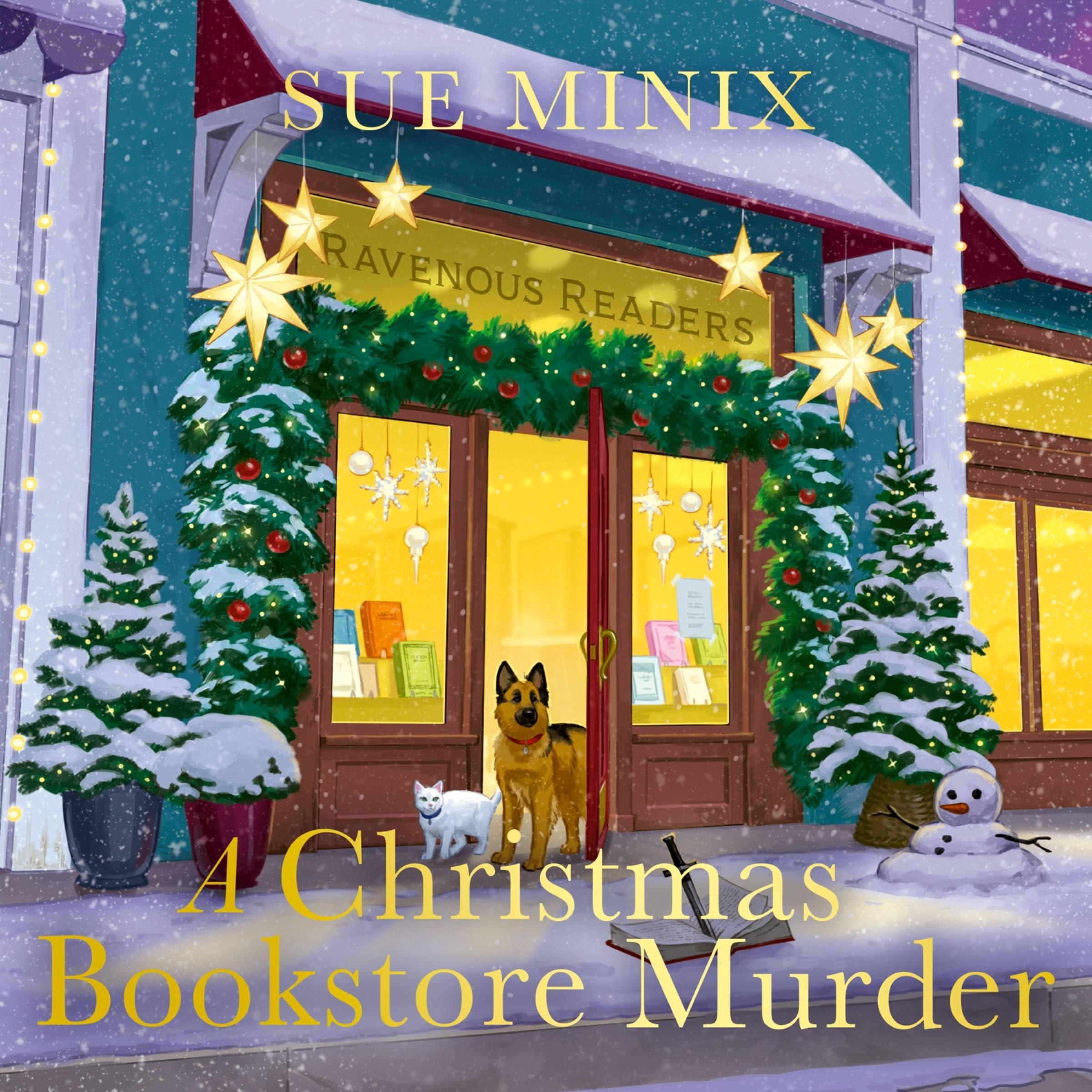 Cover art for A Christmas Bookstore Murder