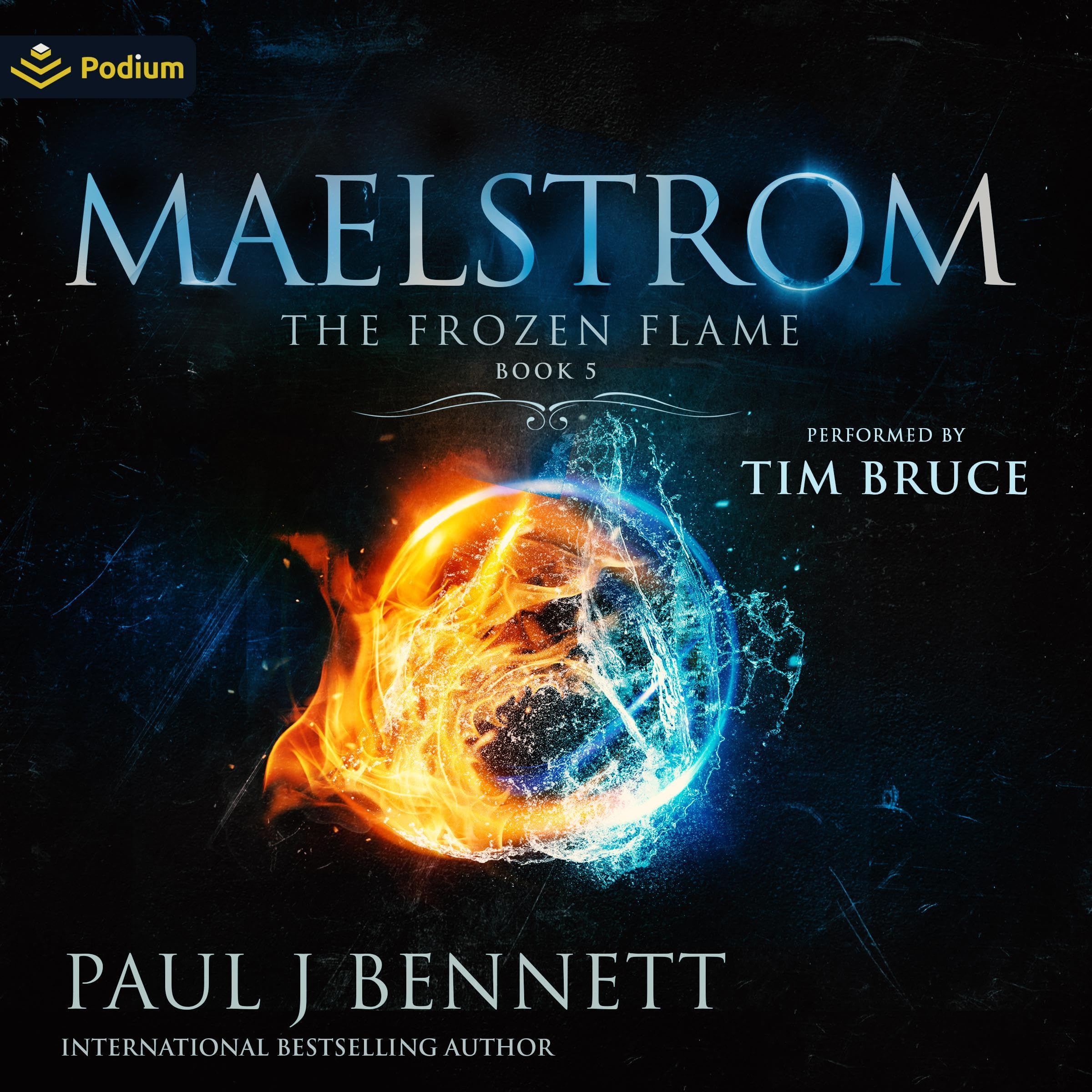 Cover art for Maelstrom: The Frozen Flame, Book 5