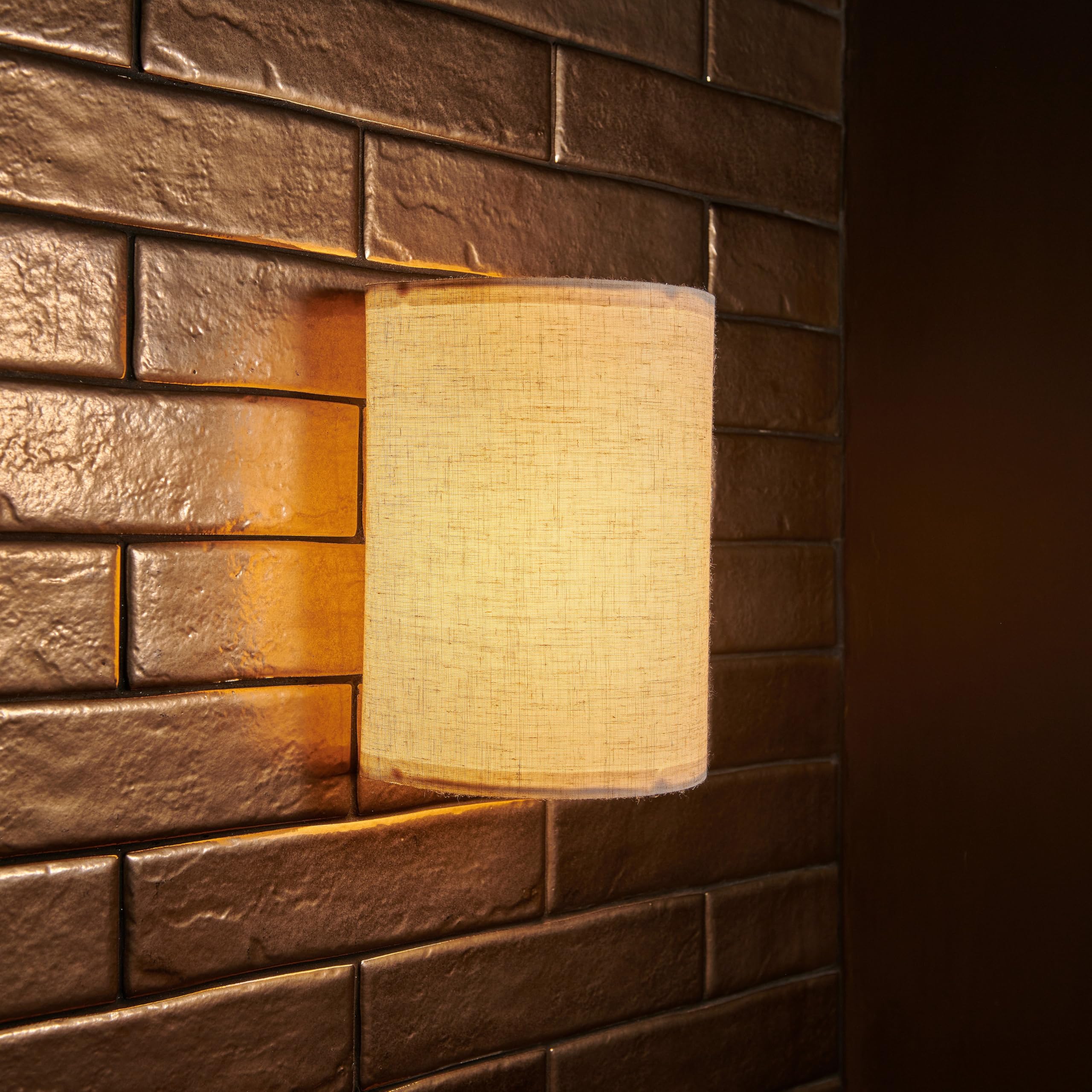 Auraglow White Rechargeable Wireless Wall Light With Remote – Battery-Powered, Dimmable, Colour-Changing Cordless Lamp For Bedrooms, Hallways & Home Interiors (2 Lamps, 2 Light Sources, 1 Remote)